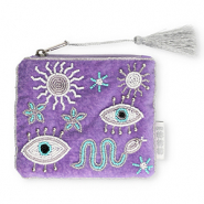 BY31&reg; Pouch mystic Purple-White-Turquoise Blue-Silver