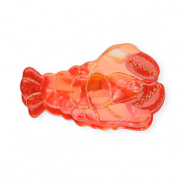 Hair accessories hair claw lobster Red-Gold