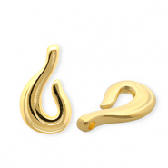 DQ&reg; European metal charms hook Goud (Nikkelvrij)