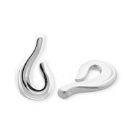 DQ® European metal charms hook Antiek Zilver (Nikkelvrij)