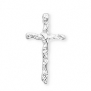 DQ® European metal charms cross Antiek Zilver (Nikkelvrij)