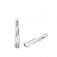 DQ® European metal charms bar Antiek Zilver (Nikkelvrij)