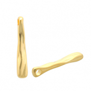 DQ&reg; European metal charms bar Goud (Nikkelvrij)