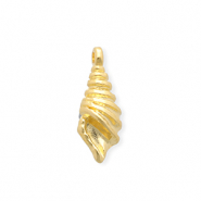 DQ&reg; European metal charms shell Goud (Nikkelvrij)