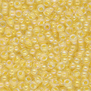 Miyuki seed beads 8/0 Light Yellow Lined Crystal AB 8-273