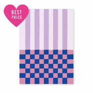 BY31® Jewellery cards lines & cubes Purple-Pink-Dark Blue