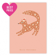 Jewellery cards "Merry Christmas" Pink