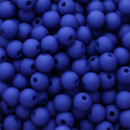 6 mm acrylic beads Royal Blue