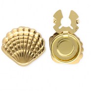 Stainless steel button covers shell Gold