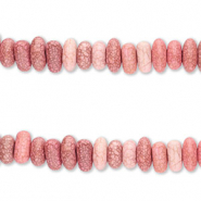 Beads Ceramic pebble-shaped Terracotta Pink
