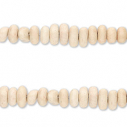 Beads Ceramic pebble-shaped Light Semolina Beige