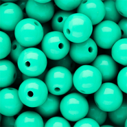 14 mm DQ acrylic beads shiny Cabbage 13-5714 Tcx