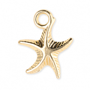 Metal charms starfish Gold