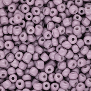 Glass seed beads 6/0 (4mm) Dusty Mauve Purple