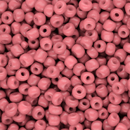 Glass seed beads 6/0 (4mm) Salmon Pink