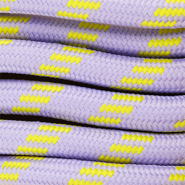 Trendy paracord 8mm Lavender purple-Yellow