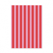 BY31&reg; Jewellery cards straight lines Red-Pink