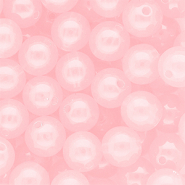 12 mm DQ&reg; acrylic beads shiny Light Pink
