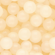 12 mm DQ&reg; acrylic beads shiny Light Peach