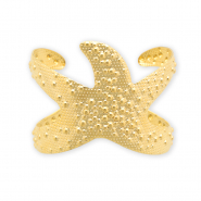 Stainless steel bracelets bangle starfish Gold
