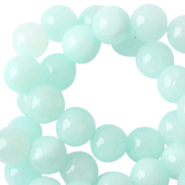 Natural stone beads 6mm Light Turquoise Blue