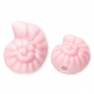 Beads ceramic shell Light Pink