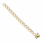 BY31® Stainless Steel findings extension chain set crab Gold