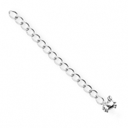 BY31® Stainless Steel findings extension chain set crab Silver