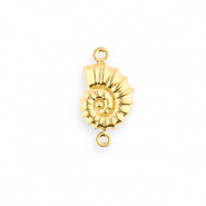 Stainless steel findings connector shell Gold