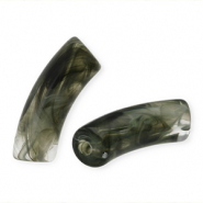 Acrylic beads tube Marble Greige