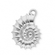 Stainless steel charms sea shell Silver