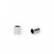 DQ European metal end caps (Ø2,5mm Antique Silver (Nickelfree)