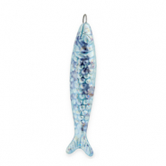 DQ&reg; greek ceramic charms sardine Blue