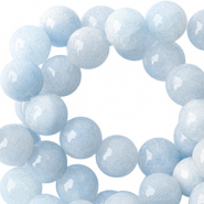 Natural stone beads 6mm Light Blue