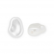 Imitation freshwater pearls irregular White