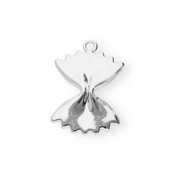 BY31&reg; Eco-brass metal charms farfalle pasta Silver