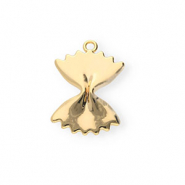 BY31&reg; Eco-brass metal charms farfalle pasta Gold