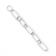 BY31® Stainless steel anchor chain link charms Silver