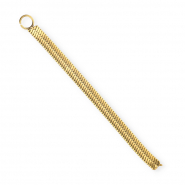 BY31® Stainless steel flat snake chain charms Gold