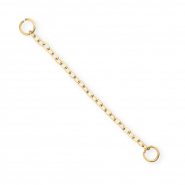 BY31® Stainless steel anchor chain link charms / connector Gold