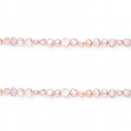 Imperfect freshwater pearls nugget 4-5mm Lilac Rose