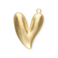 Statement charms heart Gold