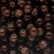 8 mm glass beads Brown