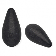 Super Polaris Elements drop shaped beads shiny Black