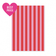 BY31® Jewellery cards straight lines Red-Pink