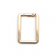 Keychain clasp findings rectangle Gold