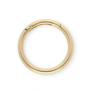 Keychain clasp findings ring Gold