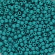 4 mm DQ acrylic beads shiny Turquoise