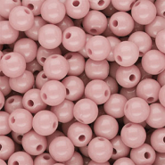 8 mm DQ acrylic beads shiny Vintage Pink
