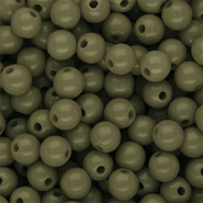8 mm DQ acrylic beads shiny Army Green